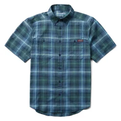 Fuse Short Sleeve Plaid Shirt