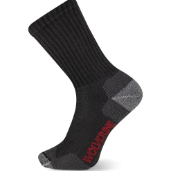 2-PK Safety-Toe Moisture-Wicking Crew Sock
