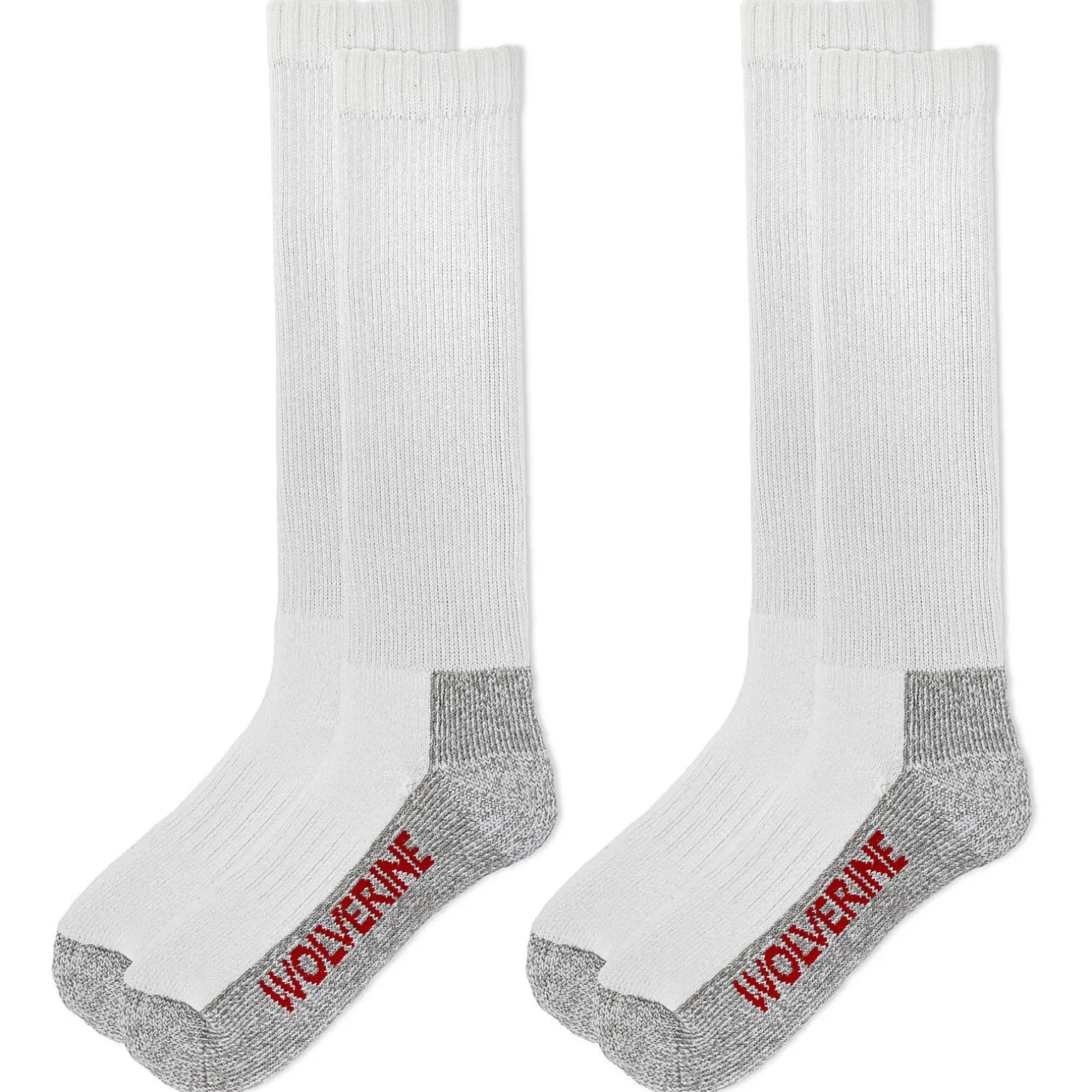 2-PK Steel-Toe Cotton Over-the-Calf Sock