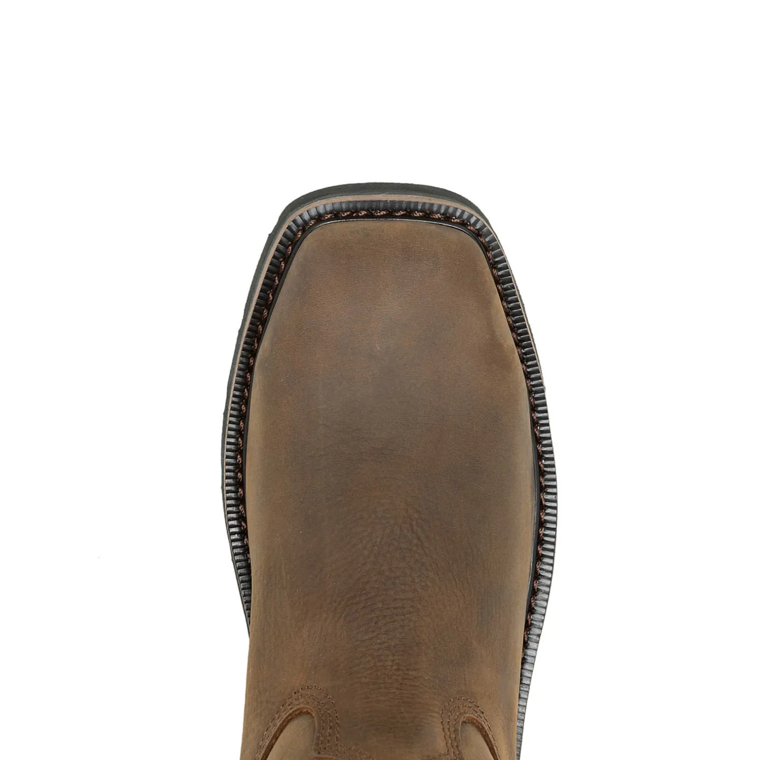 Rancher Pull-Tab Waterproof Steel-Toe Wellington Work Boot