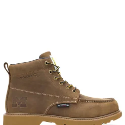 Wolverine X Valiant University Of Michigan Floorhand Moc Toe Work Boot