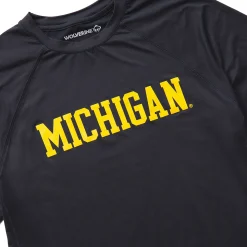Wolverine X Valiant University Of Michigan Sun-Stop Eco Short Sleeve Tee
