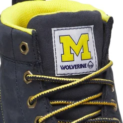 Wolverine X Valiant University Of Michigan Floorhand Moc Toe Work Boot