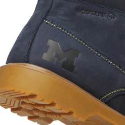 Wolverine X Valiant University Of Michigan Floorhand Moc Toe Work Boot