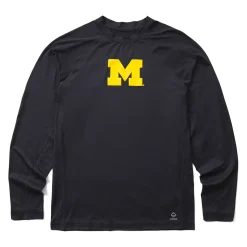 Wolverine X Valiant University Of Michigan Sun-Stop Eco Long Sleeve Tee