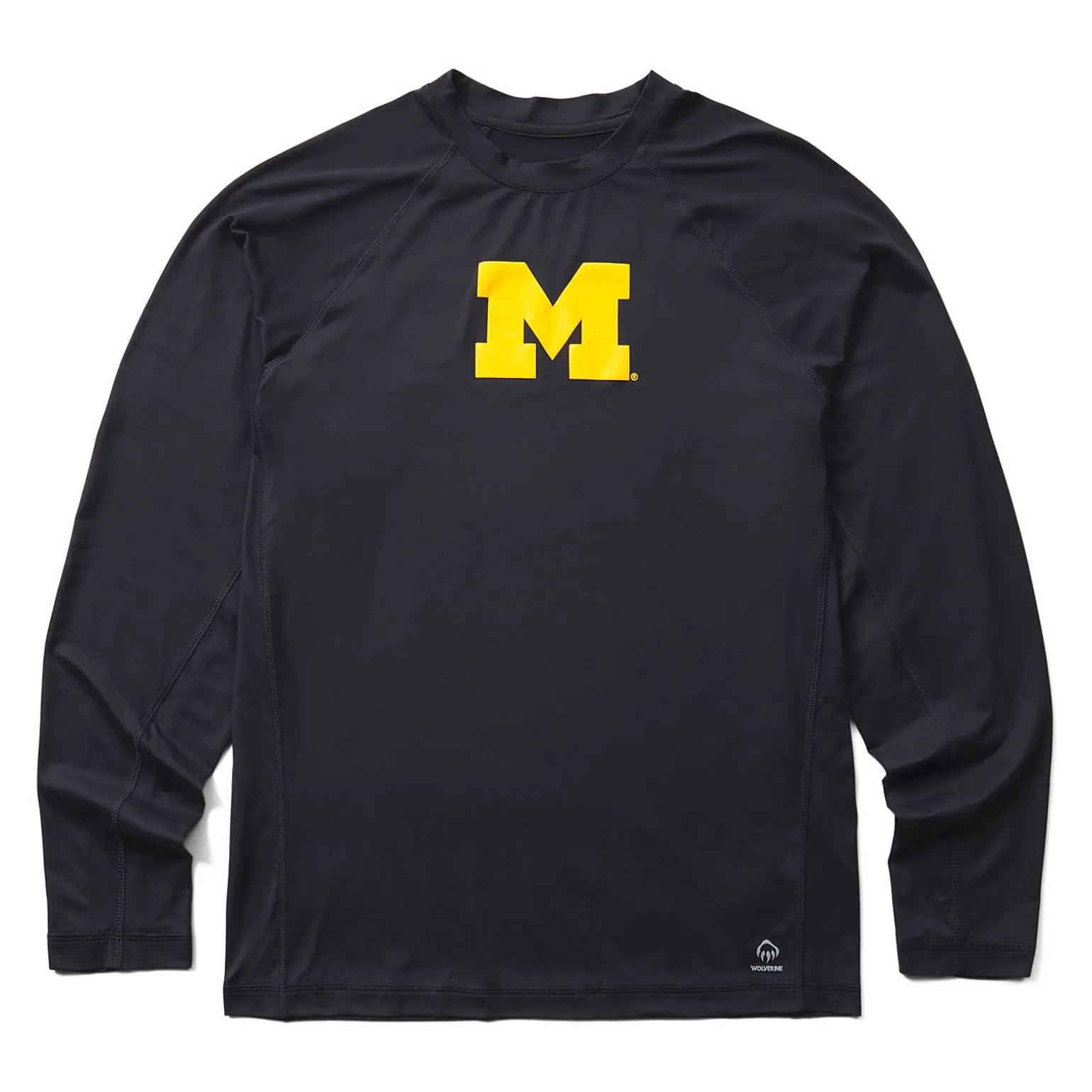 Wolverine X Valiant University Of Michigan Sun-Stop Eco Long Sleeve Tee