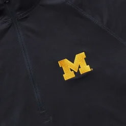Wolverine X Valiant University Of Michigan Sun-Stop Eco Half Zip